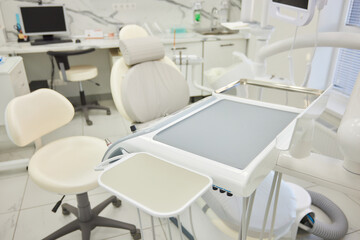 Experience stateoftheart tools at a modern dental clinic with advanced equipment