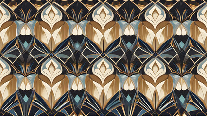 art deco geometric background