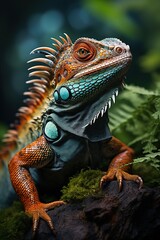 Obraz premium Lizards in Myth and Culture Their Symbolic Significance and Historical Role in Human Societies