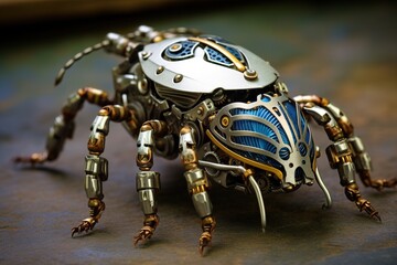 Fototapeta premium The Potential of Mechanical Robot Insects in Space Exploration