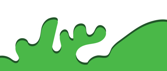 paint splashes collide isolated on white background. Template Dividers Shapes for Website. Abstract Design Elements. Divider Header with Curve Lines, Drops and Wave Collection. vector illustration.