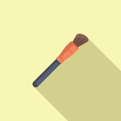 Makeup brush applying foundation powder concealer cosmetics