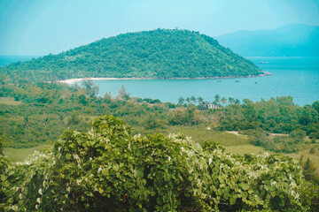 ocean view blue ocean and island 