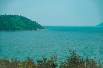 ocean view blue ocean and island 