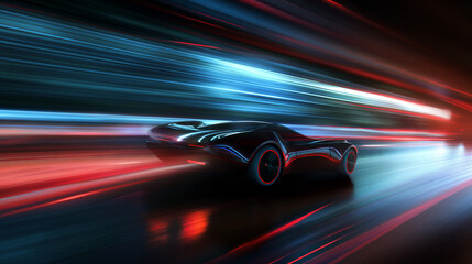 Obraz premium High Speed lights, motion trails