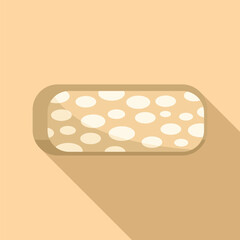 Medical plaster sticking on skin, representing first aid treatment of wounds and injuries