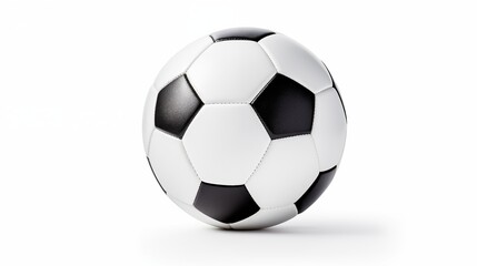 A Classic Black and White Soccer Ball for Various Sporting Activities