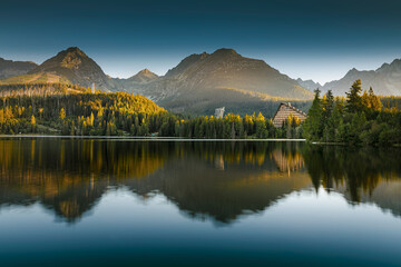 Szczyrbskie Jezioro, Strbske Pleso, High Tatras,  © Radosław Dybała