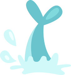 Dolphin Diving Into The Water