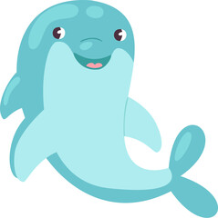 Happy Dolphin Marine Animal