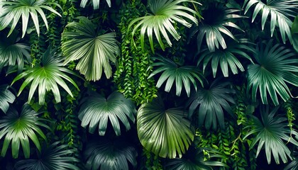 Green wall background texture. Generative ai image