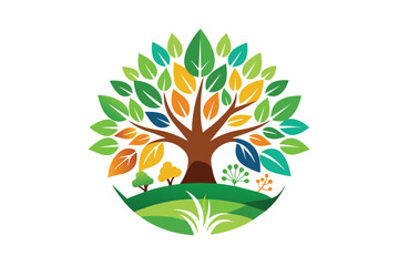 tree nature business logo