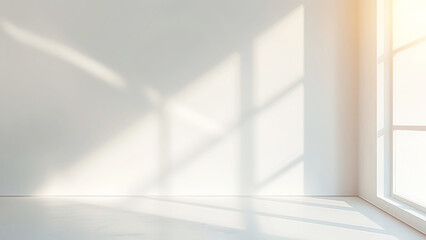 Fototapeta premium Room interior shadow overlay effect isolated transparent background.