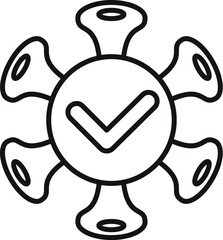 Immune system working properly and defeating virus, creating antibodies