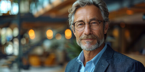 Fototapeta premium Successful Senior Businessman Consultant