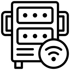 Server Network Icon. Server icon