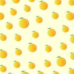 Orange fruit pattern