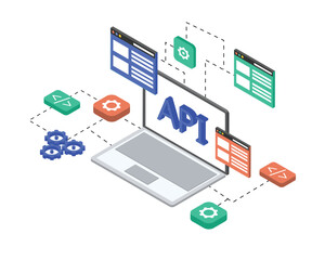API development or Application Programing Interface to connect client and server