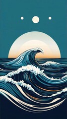 sea and waves