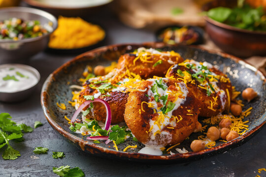 Aloo Tikki Chaat