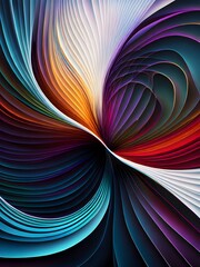 Naklejka premium fractal burst arrangement