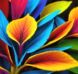 Fototapeta premium yellow and red, blossom, garden, bloom, orange, yellow, plant, flowers, spring, closeup, tulips, beauty, petal, flora