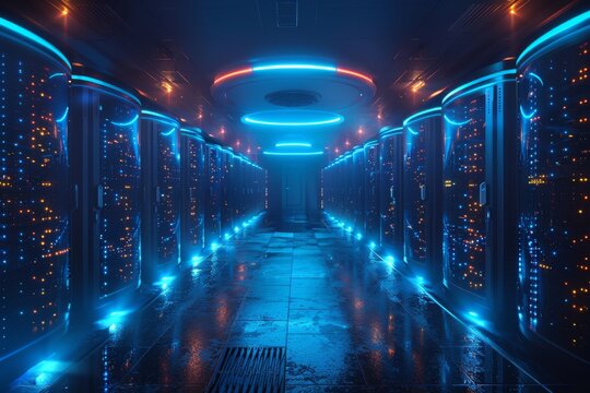 The illuminated portal: a captivating journey through the data center - Powered by Adobe