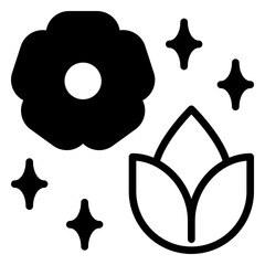 air Conditioning icon, glyph icon style