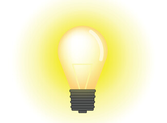 Vector Idea Concept Lamp