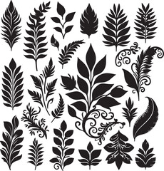 seamless pattern with leaves.