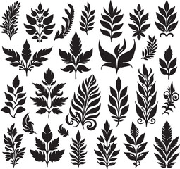 seamless pattern with leaves.