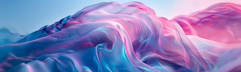 Abstract light effect texture blue pink purple wallpaper 3D rendering. 