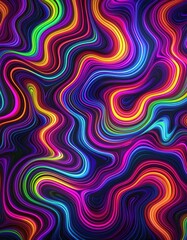 Obraz premium Neon abstract background