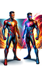 sketch of a superhero, superhero drawing, superhero or villain idea