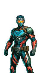 sketch of a superhero, superhero drawing, superhero or villain idea