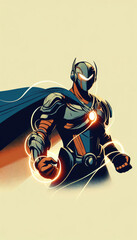 sketch of a superhero, superhero drawing, superhero or villain idea