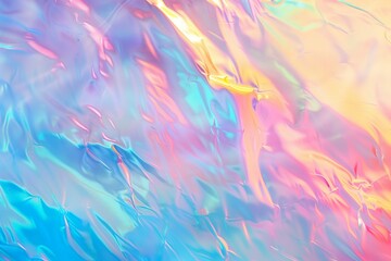 Magic Pattern. Purple Unicorn Invitation. Rainbow Gradient. Fairytale Abstract Effect. Pink Blurred Hologram. Blue Galaxy Background. Fairy Glitter. Candy Magic Pattern.