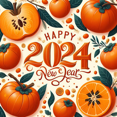 2024 commemorative illustration.Generative AI