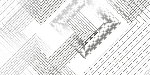 Vector parallel square Seamless geometric pattern black and white ribbed striped diagonal line pattern as gradient background. modern simple vector design, elegant modern black line background.