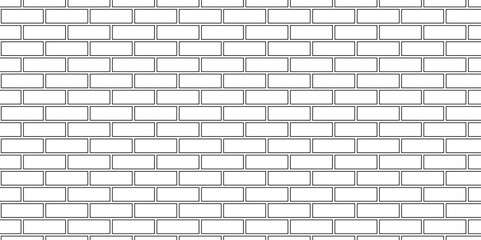 Fototapeta premium White wall texture brick architecture construction surface wallpaper. seamless brick wall blank stucco grungy light modern rock stonework design. 