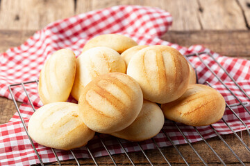 Delicious and nutritious almojabanas or pandebono, a food based on cassava flour and cheese