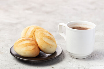 Delicious and nutritious almojabanas or pandebono, a food based on cassava flour and cheese