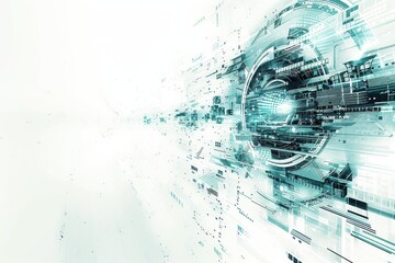 Fototapeta premium A white background with a lot of hexagonal shapes