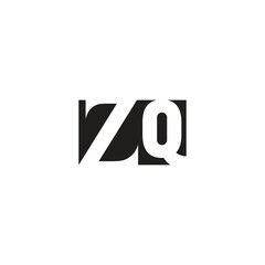 Alphabet letters Initials Monogram logo QZ, ZQ, Z and Q