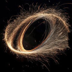 Sparkling fireworks lighting up the sky with dazzling colors on Christmas and New Year