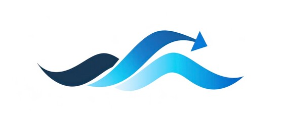 Obraz premium business graph and chart in blue, symbolizing success and economic growth