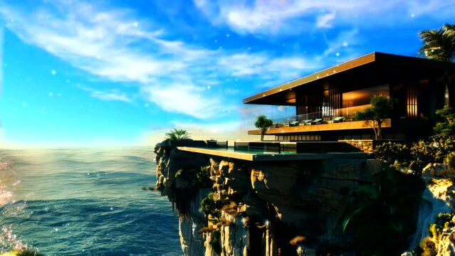 Aerie Retreat: Finding Solace in the Cliffside Villa