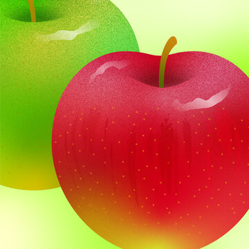 Luscious Fruits, apple