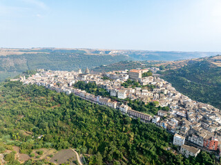 Obraz premium Aerial View - Ragusa, Italy