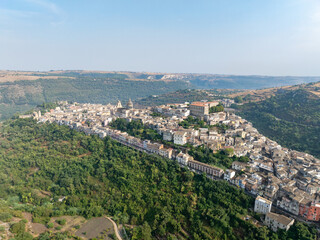 Obraz premium Aerial View - Ragusa, Italy